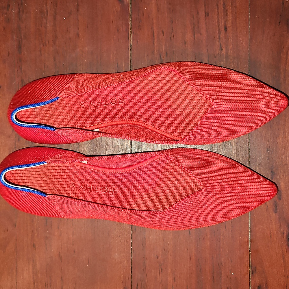 Rothy's Bright Red The Point Flats